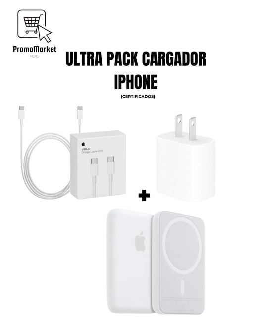 ULTRA PACK CARGADOR IPHONE