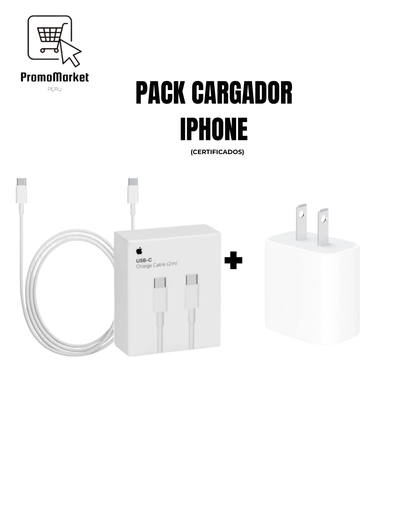 PACK CARGADOR IPHONE