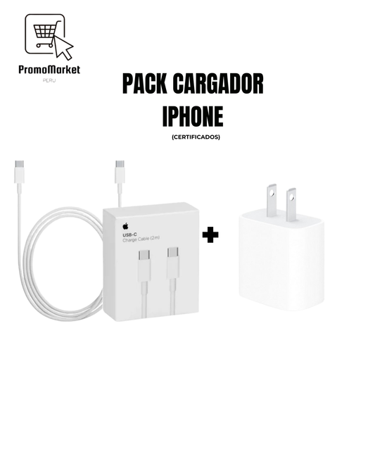 PACK CARGADOR IPHONE